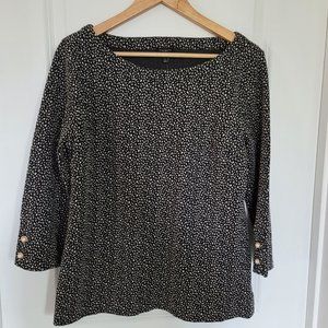 Talbots size Large cotton sweater for women business casual wear long sleeves Ta